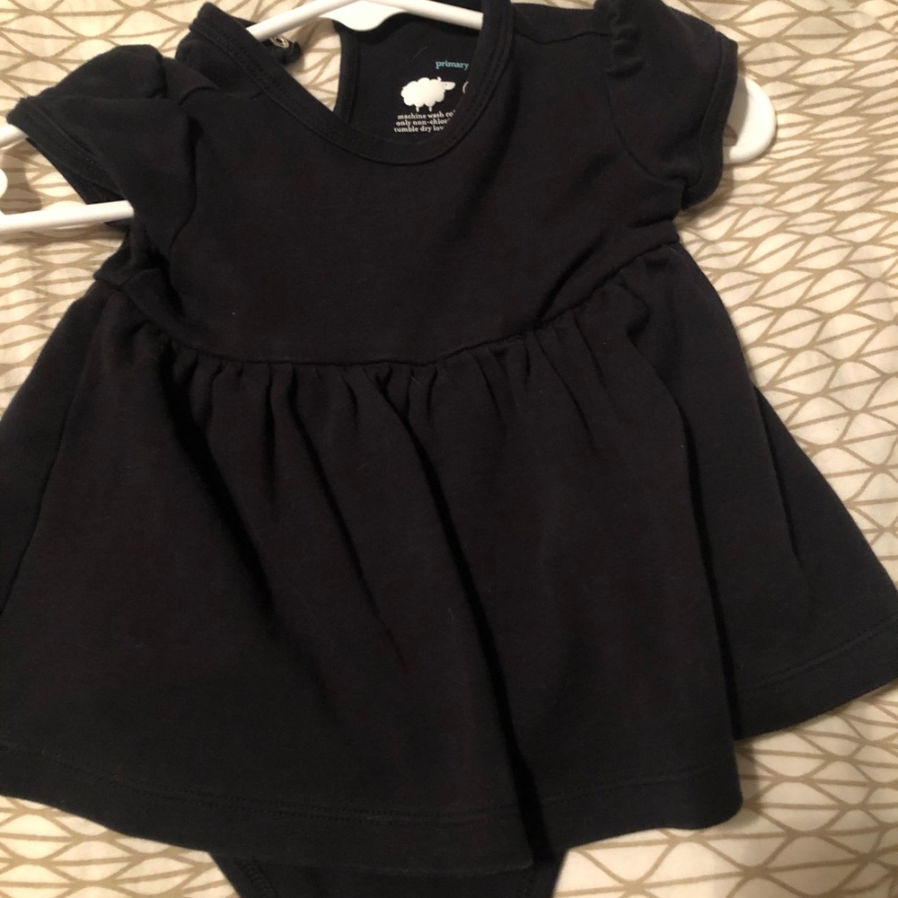 Primary Black Baby Dress